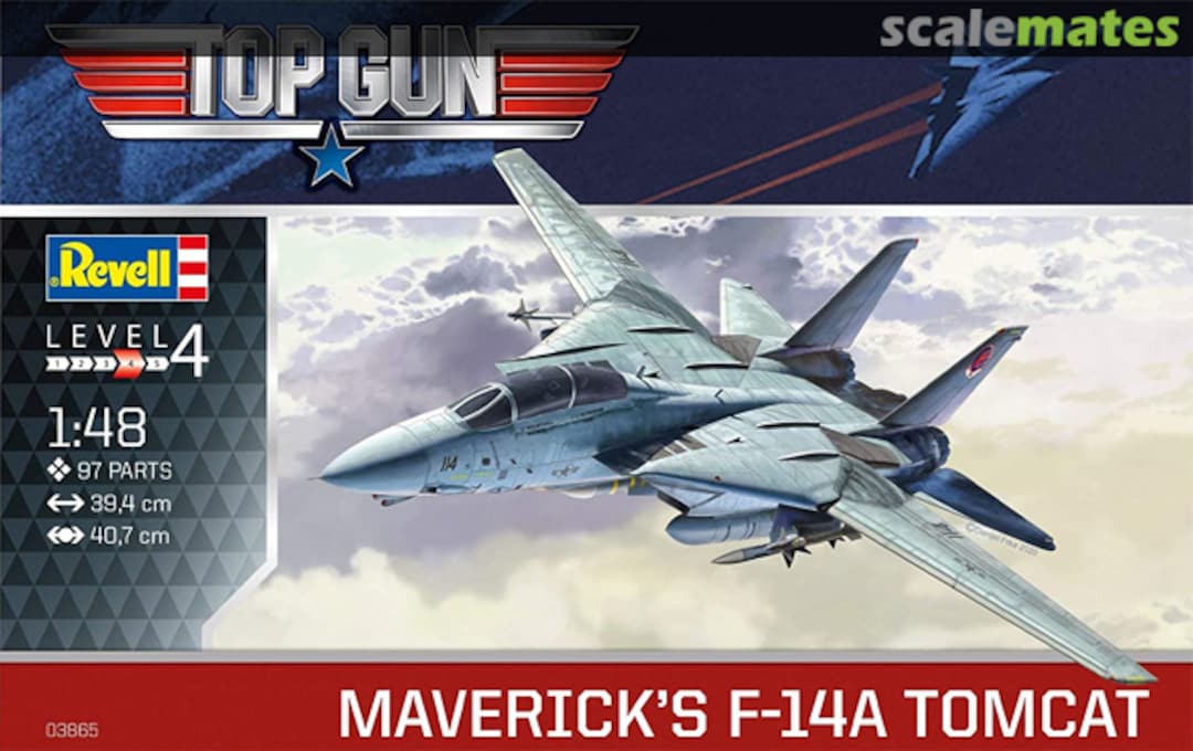 Boxart Maverick's F-14A Tomcat 85-5872 Revell