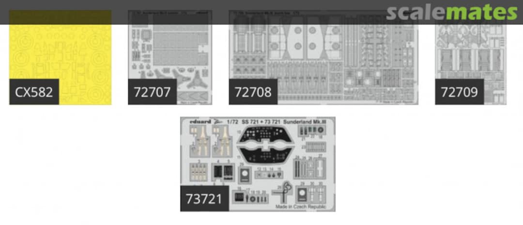 Contents Sunderland Mk.III SPECIAL HOBBY BIG72161 Eduard