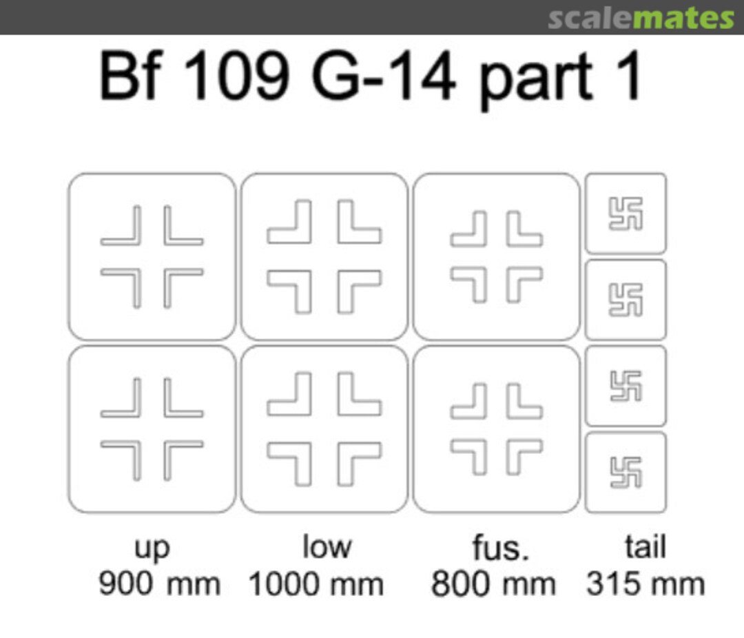 Boxart Bf 109 G-14 part 1 24027 Omask