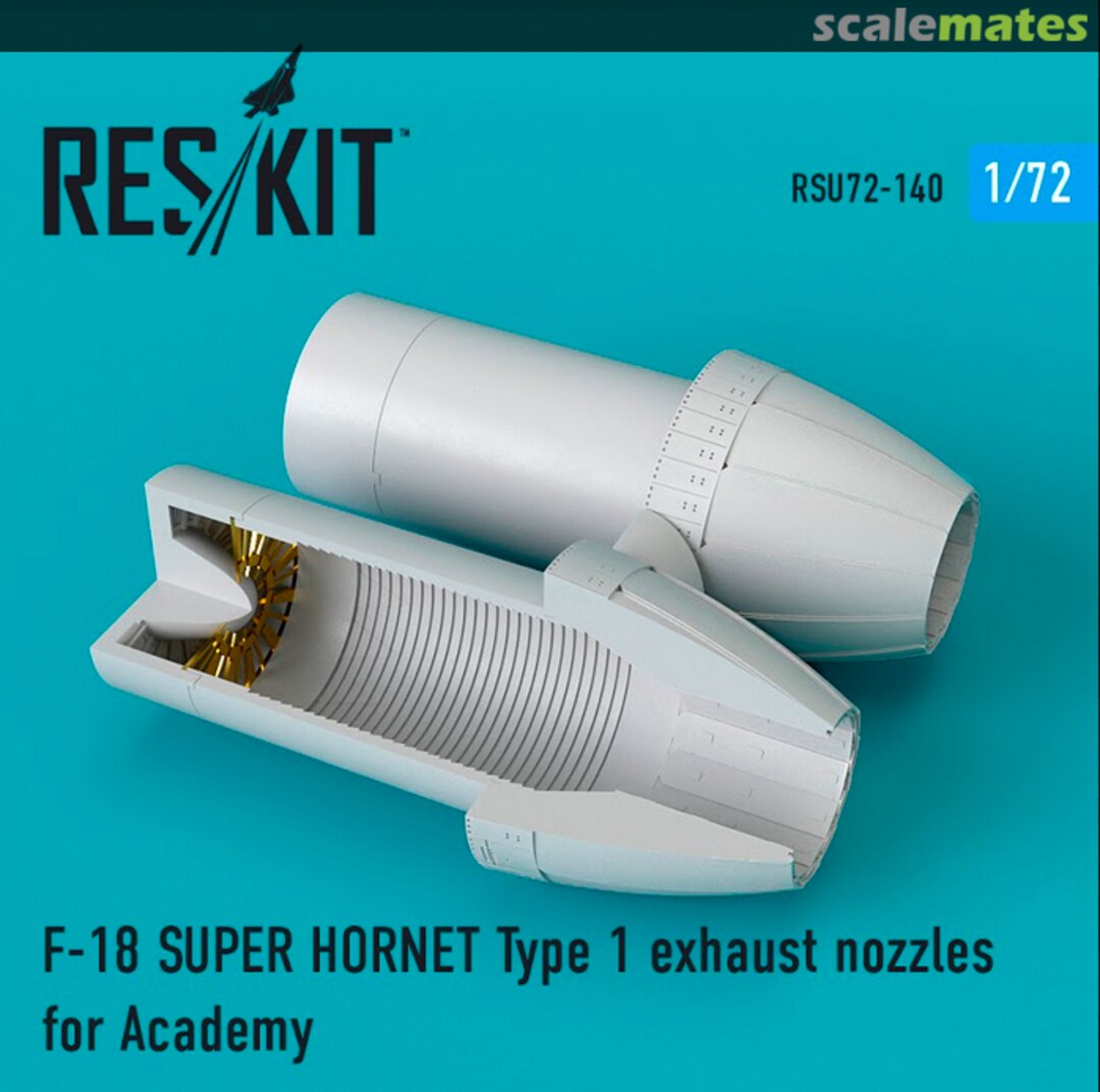 Boxart F-18 Super Hornet - exhaust nozzles type 1 RSU72-0140 ResKit