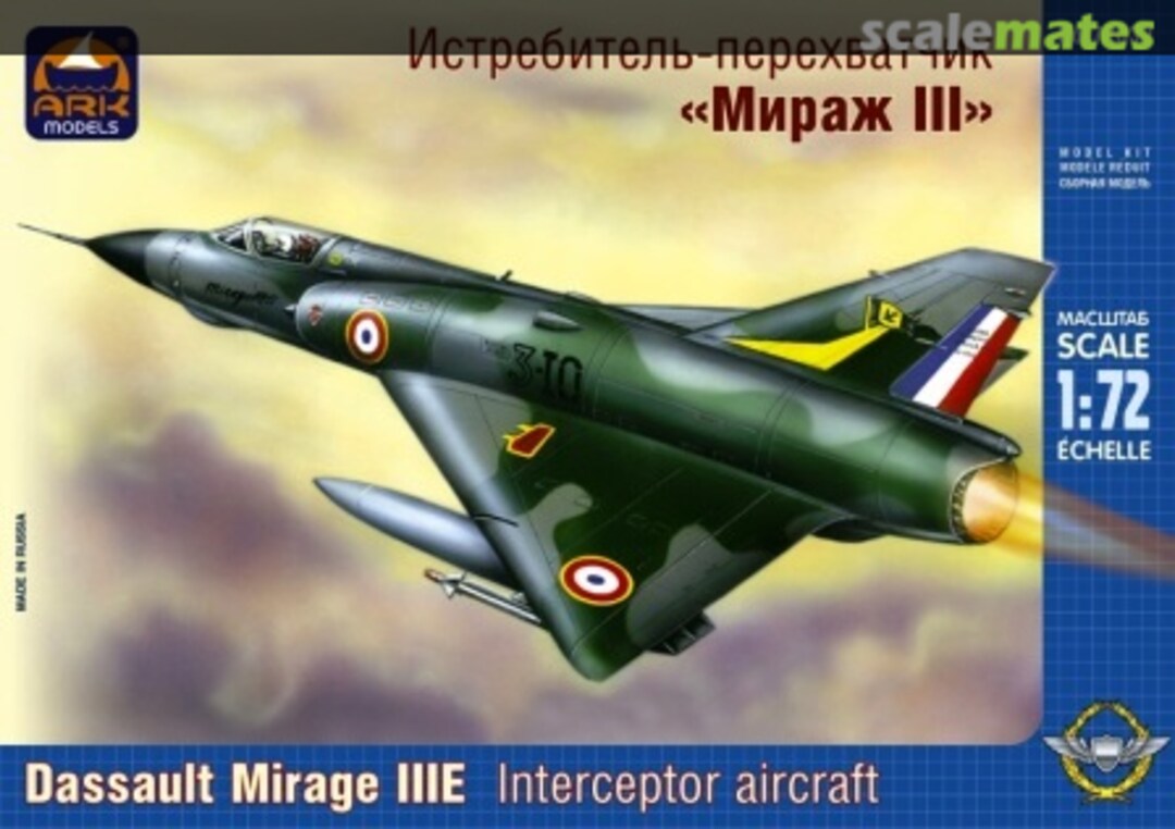 Boxart Dassault Mirage IIIE 72030 Ark Models