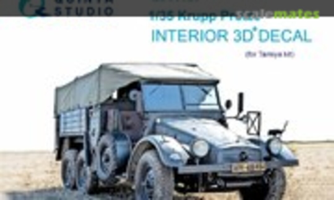 1:35 Krupp Protze interior 3D decals (Quinta Studio QD35025)