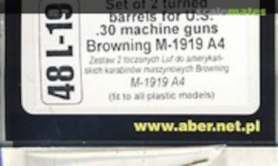 1:48 U.S. cal.30 machine guns Browning M-1919 A4 (Aber 48L19)