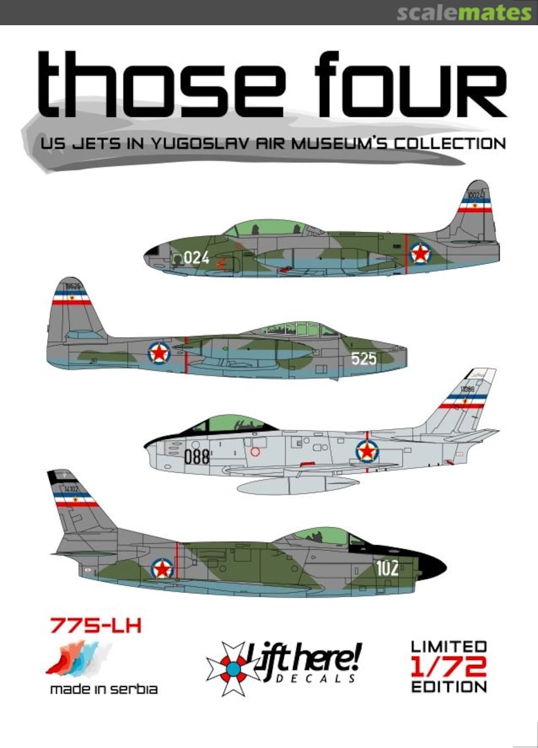 Boxart Those Four 775-LH Lift Here Decals