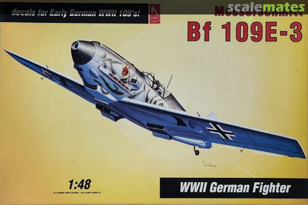 Boxart Messerschmitt Bf 109E-3 HC1569 Hobbycraft