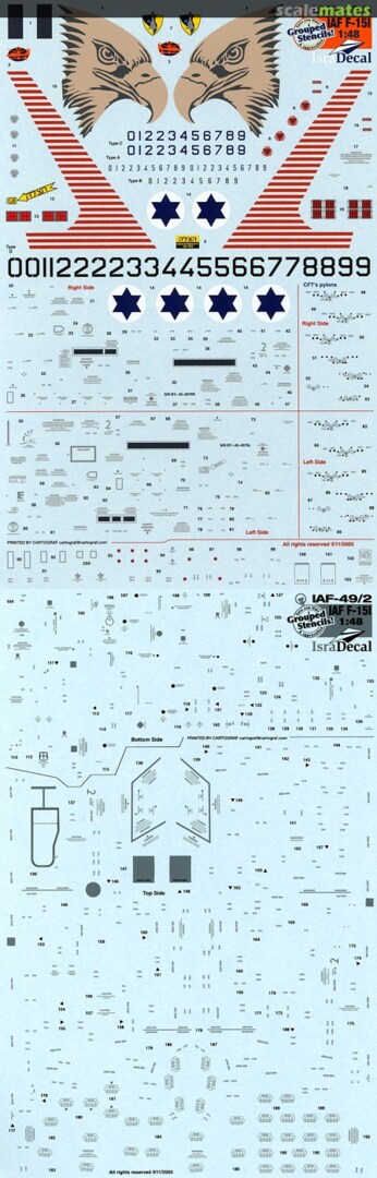 Boxart F-15I Ra'am IAF-49 IsraDecal Studio
