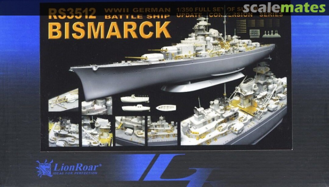 Boxart Battleship Bismarck Super Upgrade Set RS3512 Lion Roar