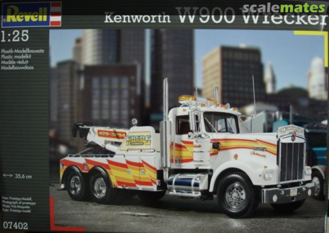 Boxart Kenworth W900 Wrecker 07402 Revell