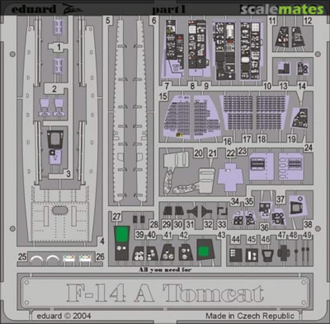 Boxart F-14A Tomcat SS217 Eduard