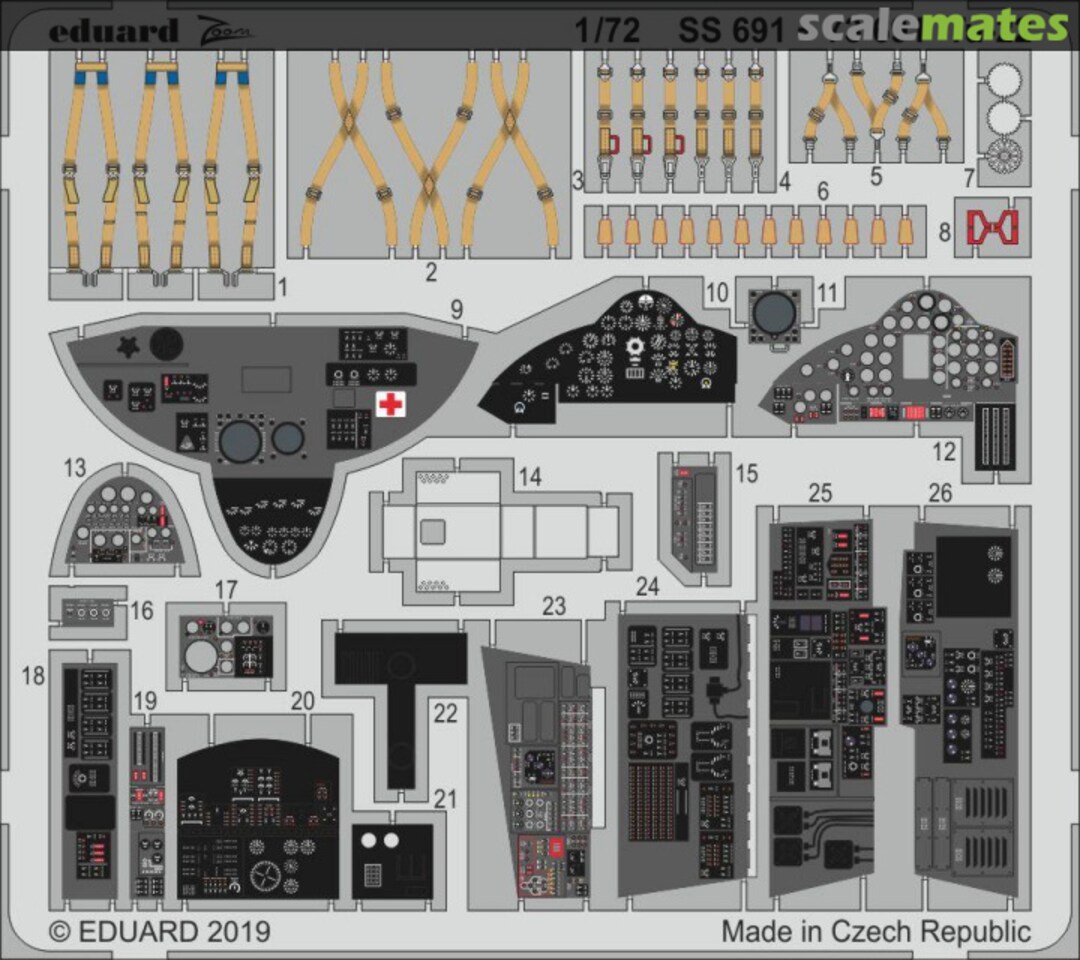 Boxart Tu-22 TRUMPETER SS691 Eduard