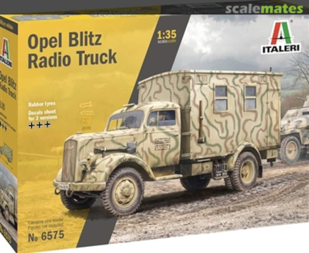 Boxart Opel Blitz Radio Truck 6575 Italeri