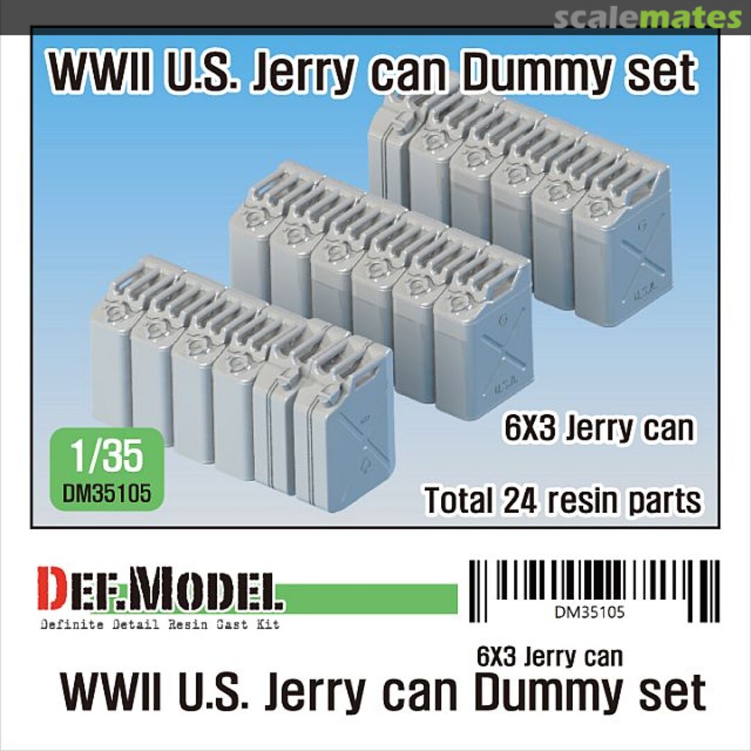 Boxart WWII U.S. Jerry can Dummy set DM35105 Def.Model