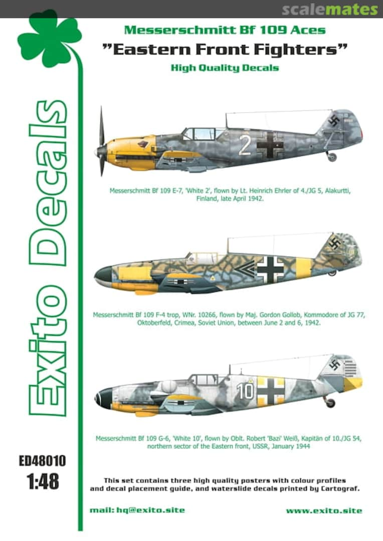 Boxart Eastern Front Fighters ED48010 Exito Decals