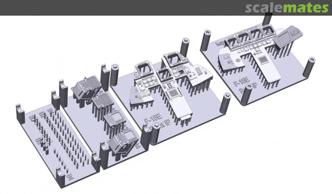Boxart F-15E Instrument panels 32029 Kopecky Scale Models