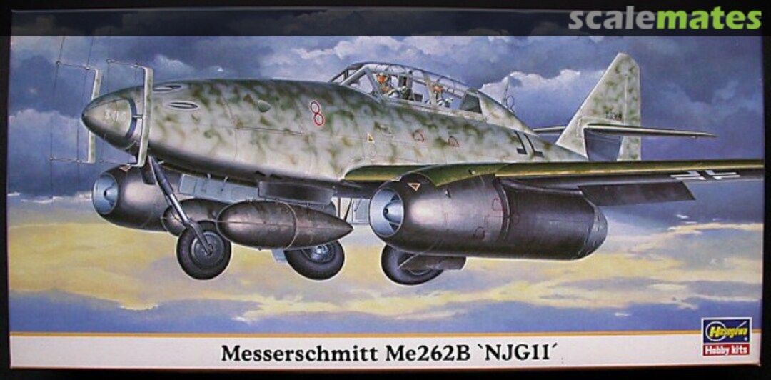 Boxart Messerschmitt Me 262B 'NJG11' 00168 Hasegawa