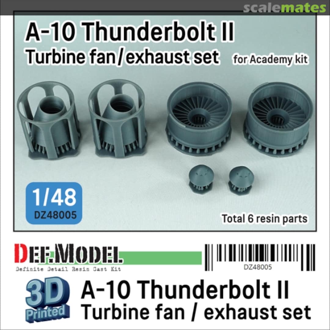 Boxart A-10 Thunderbolt II Turbine fan / Exhaust nozzle set DZ48005 Def.Model