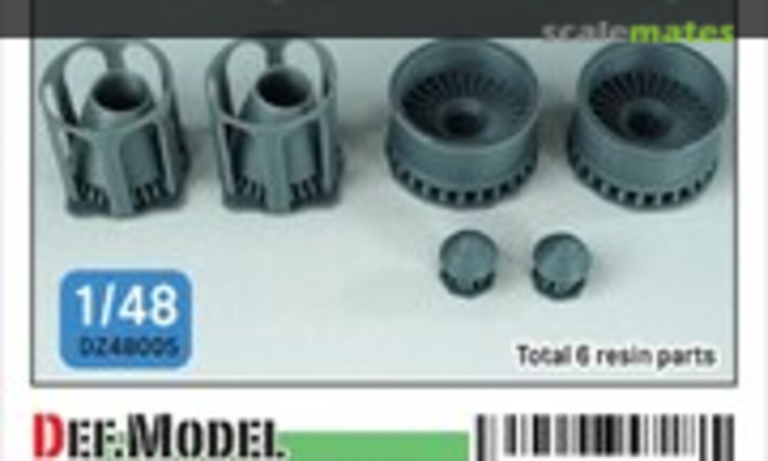 1:48 A-10 Thunderbolt II Turbine fan / Exhaust nozzle set (Def.Model DZ48005)