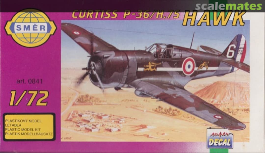 Boxart Curtiss P-36/H.75 Hawk 0841 Směr