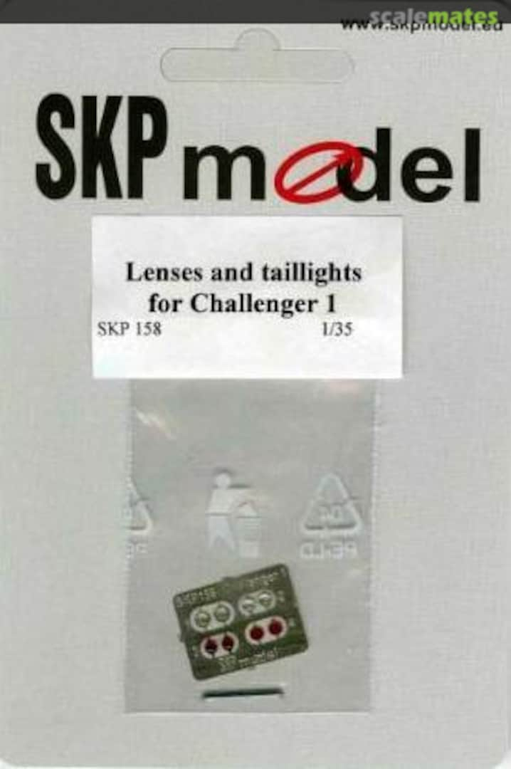 Boxart Lenses and taillights for Challenger 1 SKP 158 SKP model