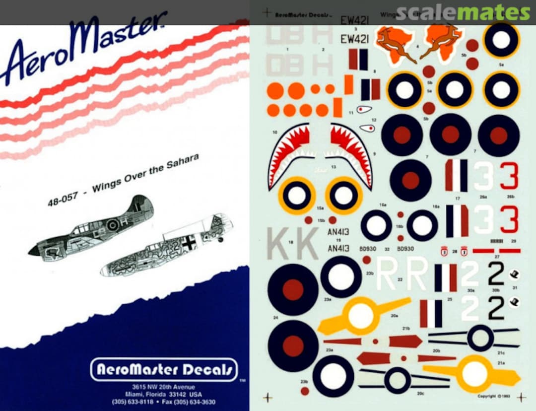 Boxart Wings Over the Sahara 48-057 AeroMaster