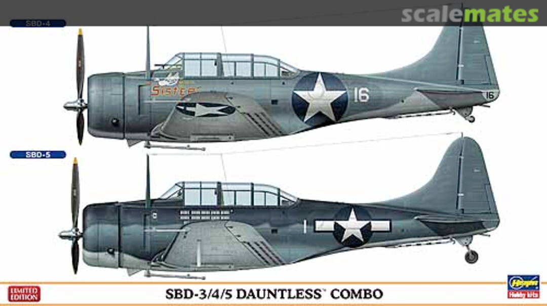 Boxart SBD-3/4/5 Dauntless Combo 02026 Hasegawa