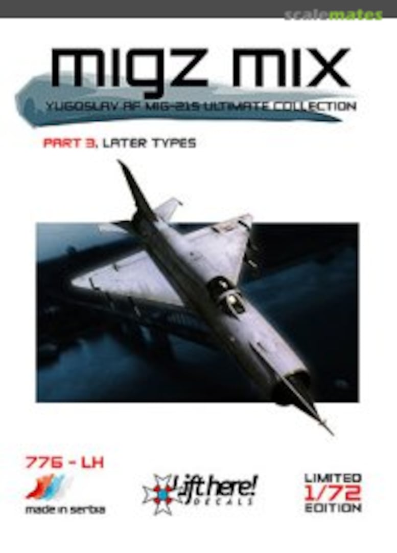 Boxart Migz Mix 776-LH Lift Here Decals