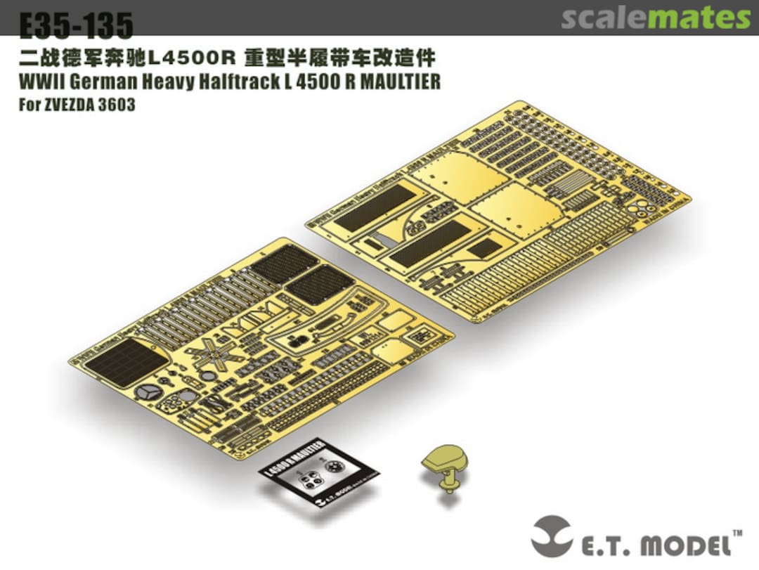 Boxart German Heavy Halftrack L 4500 R MAULTIER E35-135 E.T. Model