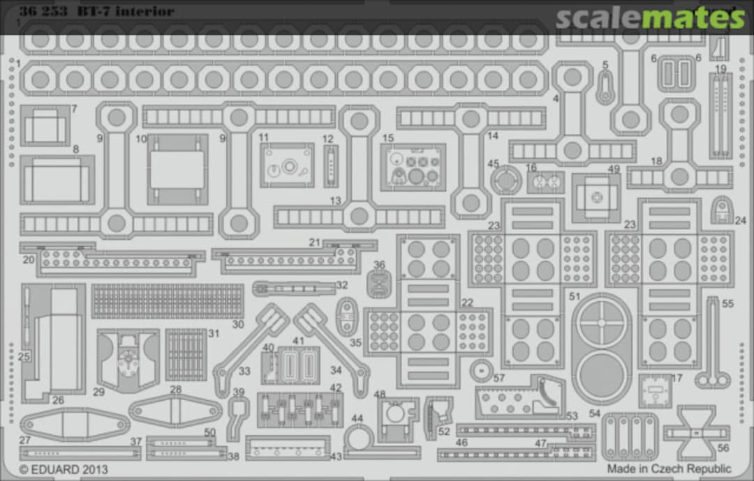 Boxart BT-7 interior 36253 Eduard