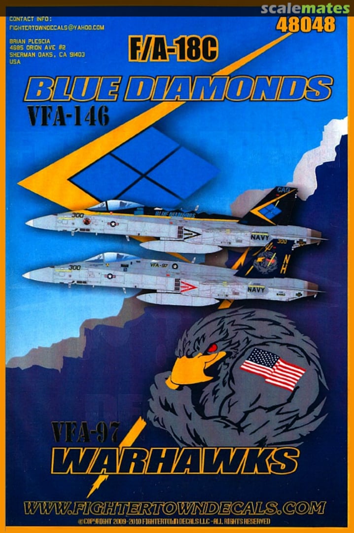 Boxart F/A-18C FTD 48048 Fightertown Decals