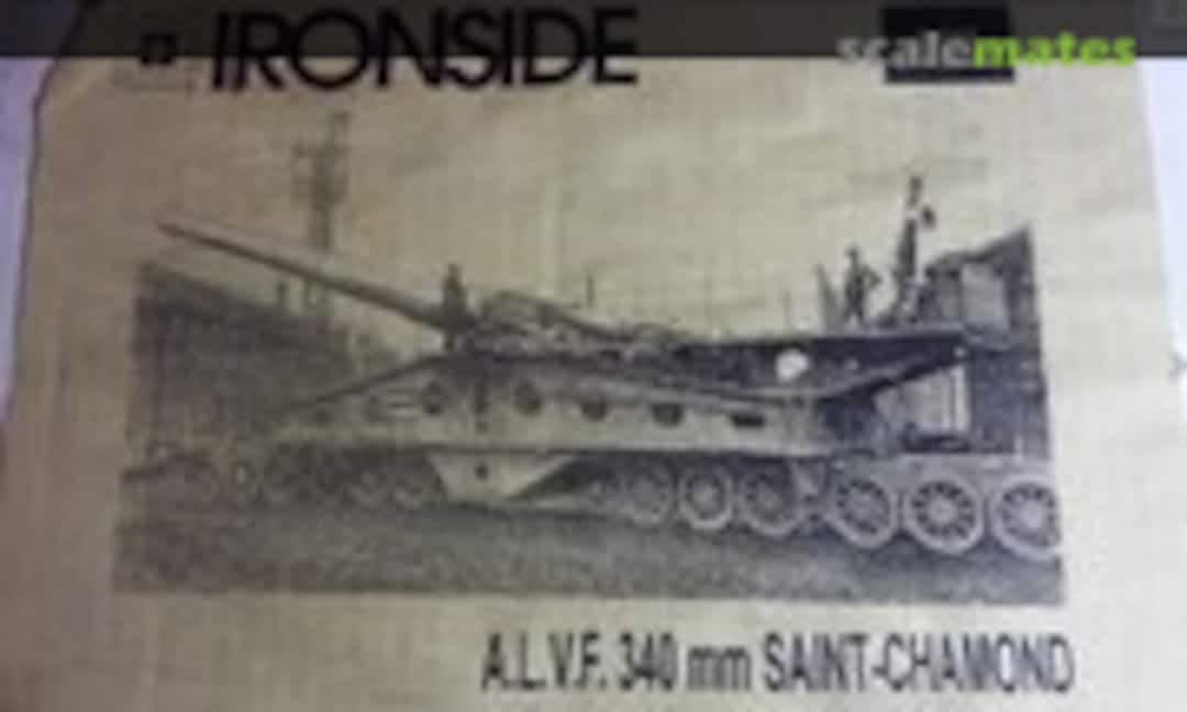 1:35 A.L.V.F. 340mm Saint-Chamond Rail gun (Azimut-Ironside IRS05)