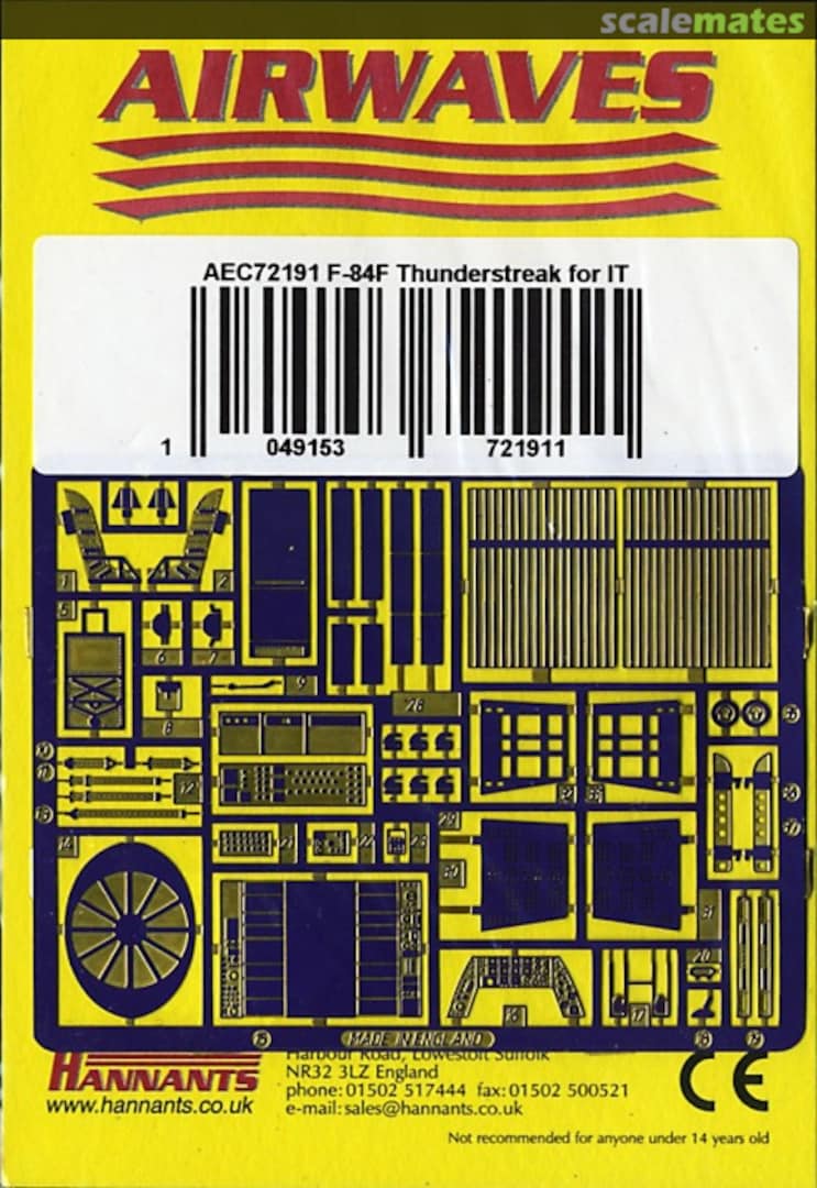 Boxart F-84F Thunderstreak AEC72191 Airwaves