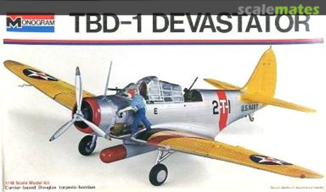 Boxart TBD-1 Devastator 8942 Bandai/Monogram