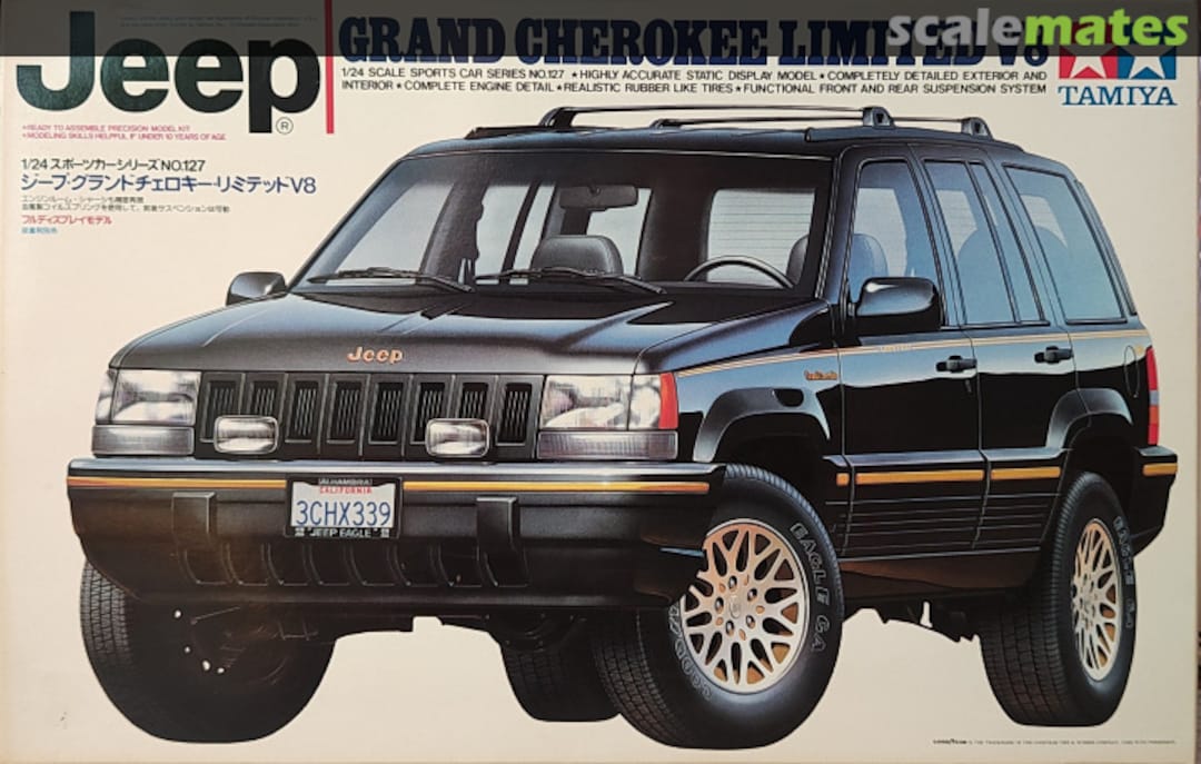 Boxart Jeep Grand Cherokee 24127 Tamiya