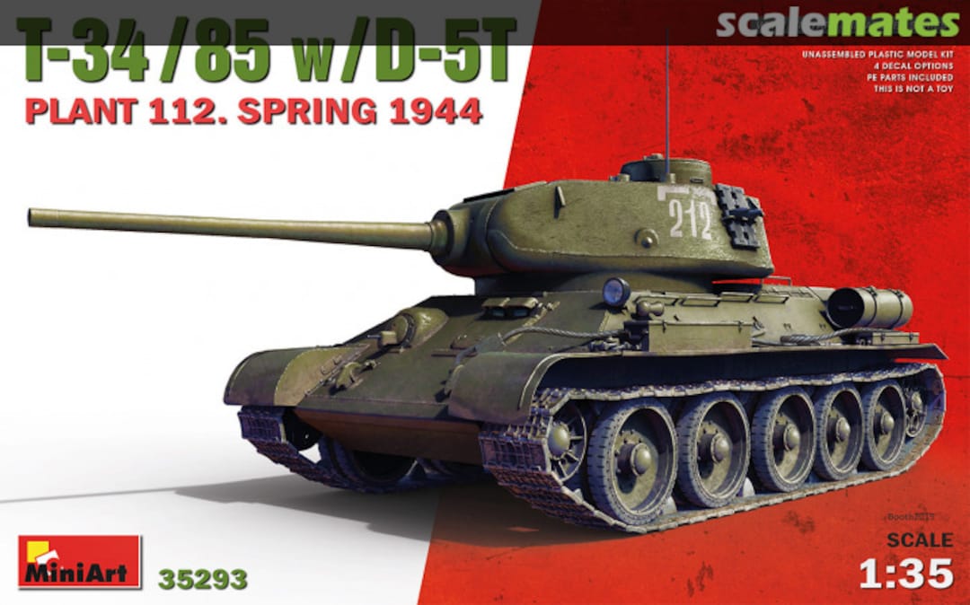 Boxart T-34/85 Model 1943 35293 MiniArt