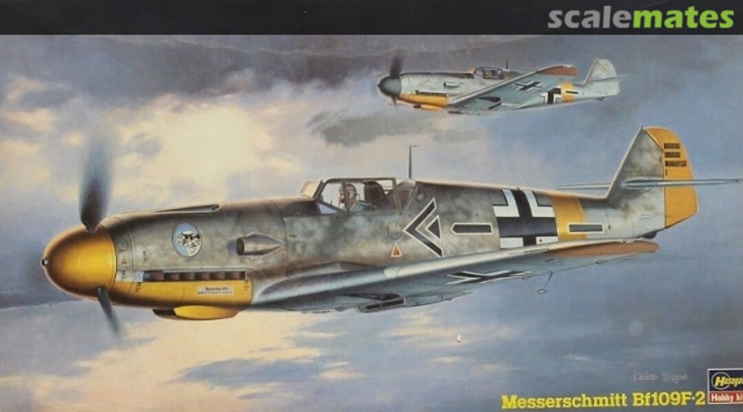 Boxart Messerschmitt Bf109F-2 09010 Hasegawa