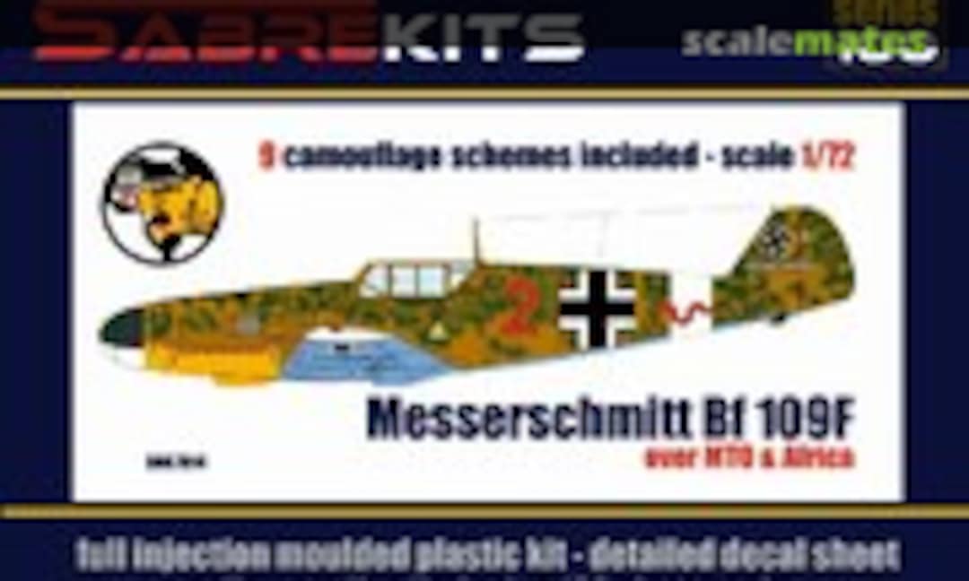 1:72 Messerschmitt Bf 109F over MTO &amp; Africa (SabreKits SBK7014)