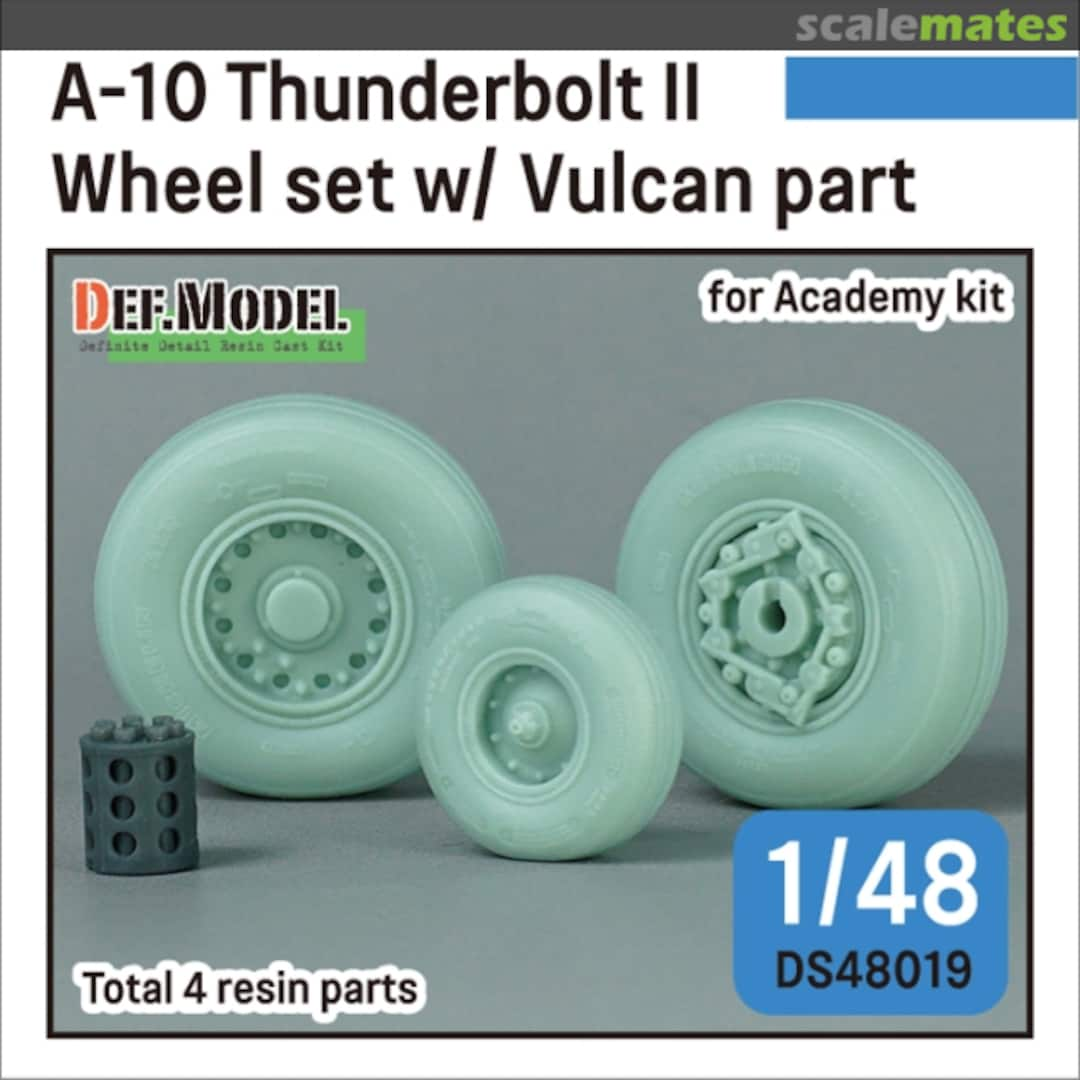 Boxart A-10 Thunderbolt II Wheel set w/ Vulcan part DS48019 Def.Model