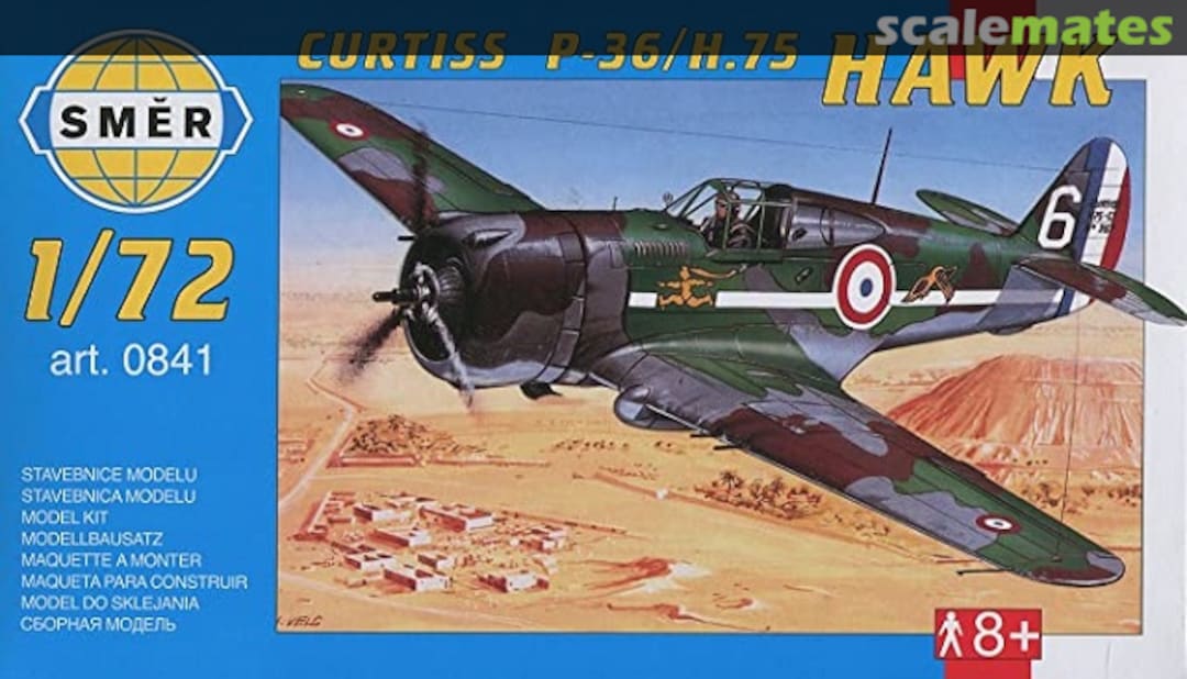 Boxart Curtiss P-36/H.75 Hawk 0841 Směr