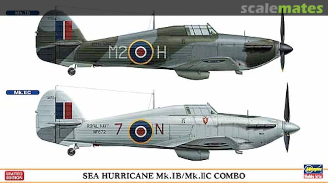 Boxart Sea Hurricane Mk.IB/Mk.IIC Combo 02025 Hasegawa