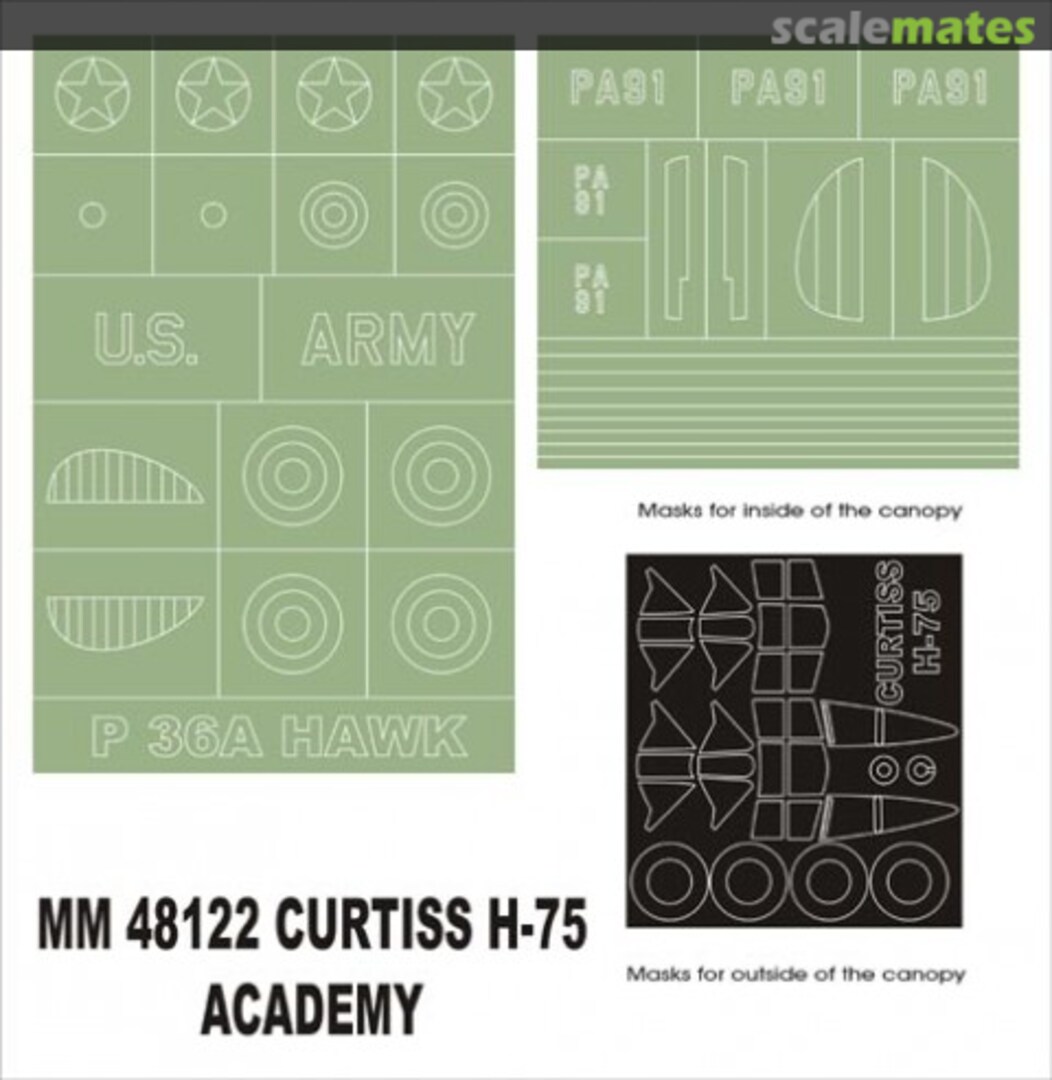 Boxart Curtiss H-75 MM48122 Montex