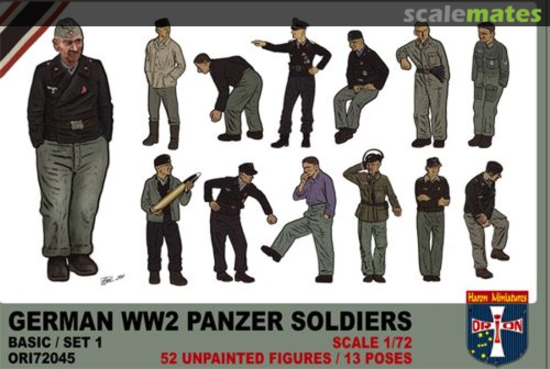 Boxart German Panzer Soldiers Set 1 ORI 72045 Orion/Haron