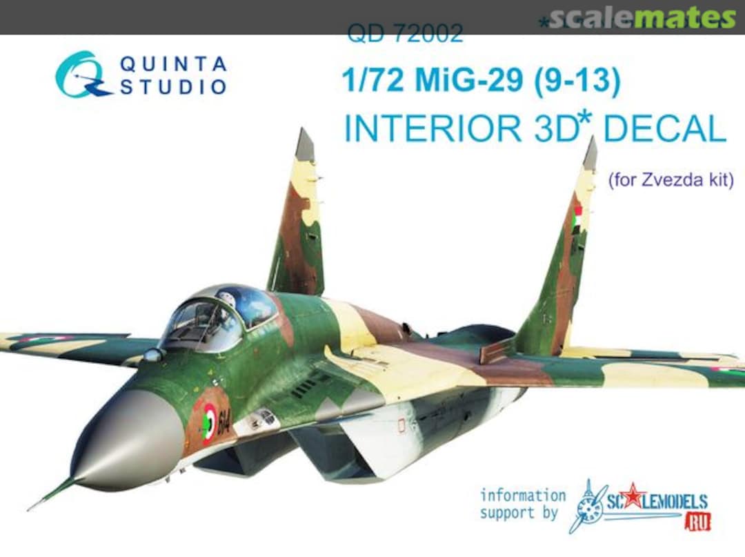 Boxart MiG-29 9-13 QD72002 Quinta Studio