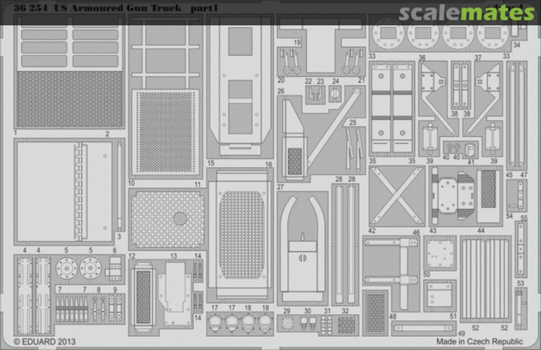 Boxart US Armoured Gun Truck 36254 Eduard