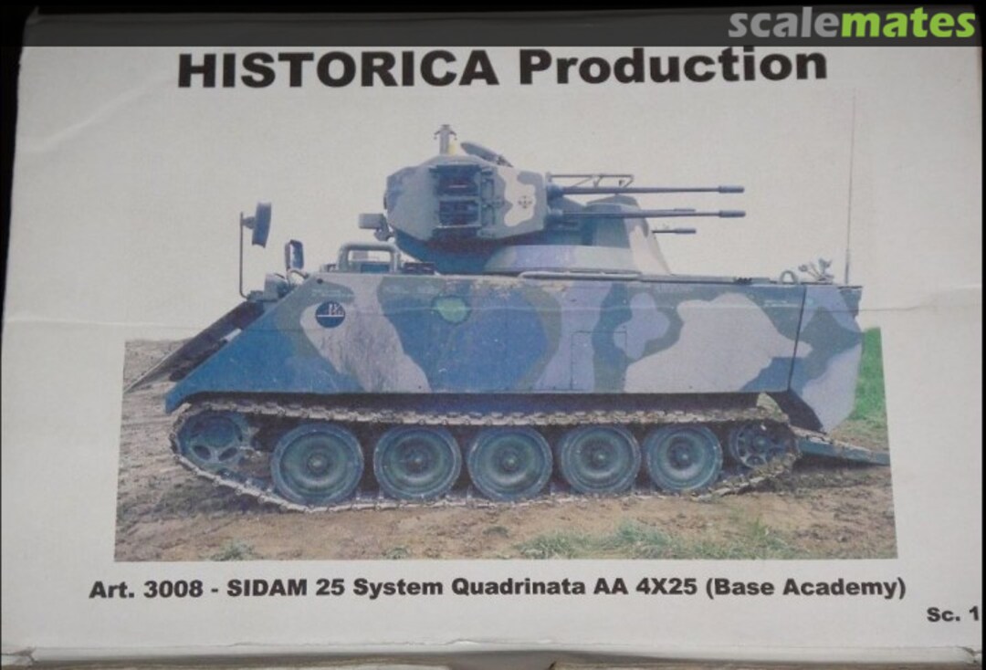 Boxart SIDAM 25 System Quadrinata AA 4X25 Art. 3008 Historica Productions