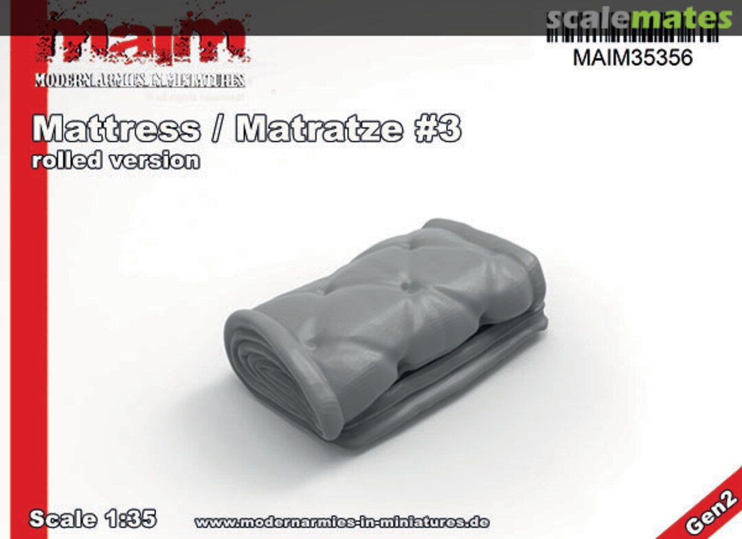 Boxart Mattress / Matratze #3 rolled version MAIM35356 MAiM