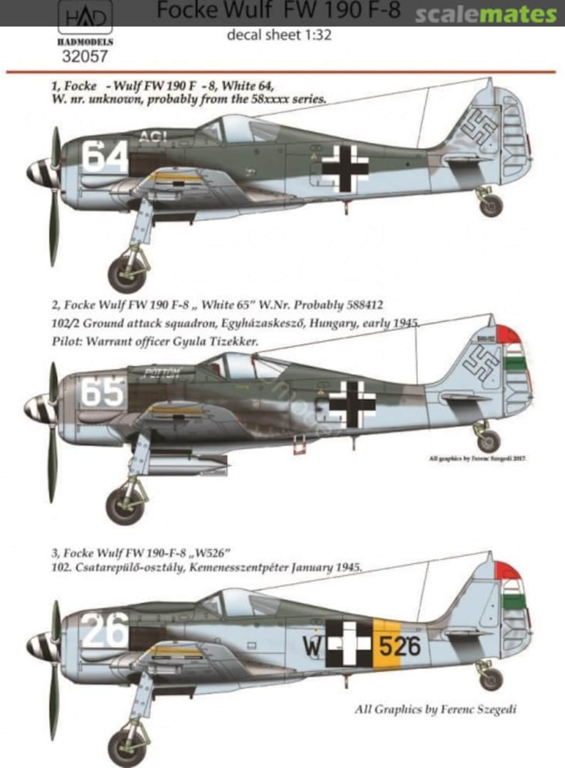 Boxart Focke-Wulf Fw-190F-8 32057 HADmodels 