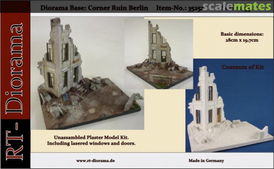 Boxart Diorama-Base: Corner Ruin Berlin 35252 RT-Diorama