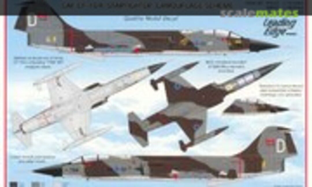 1:72 CAF CF-104 Starfighter Camouflage Scheme (Leading Edge 72.20)