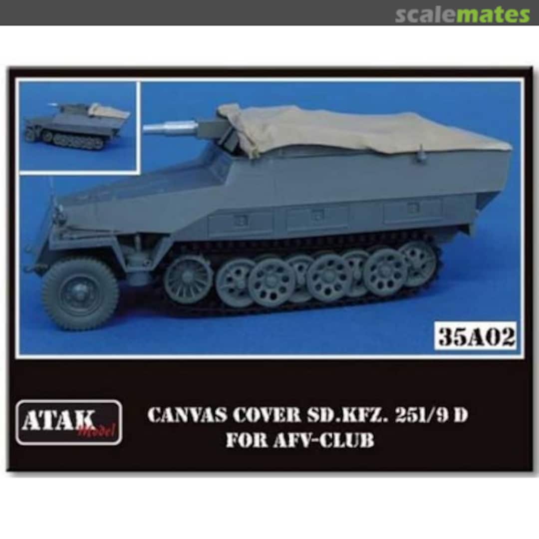 Boxart Canvas Cover Sd.Kfz. 251/9 D AT35A02 Atak Model