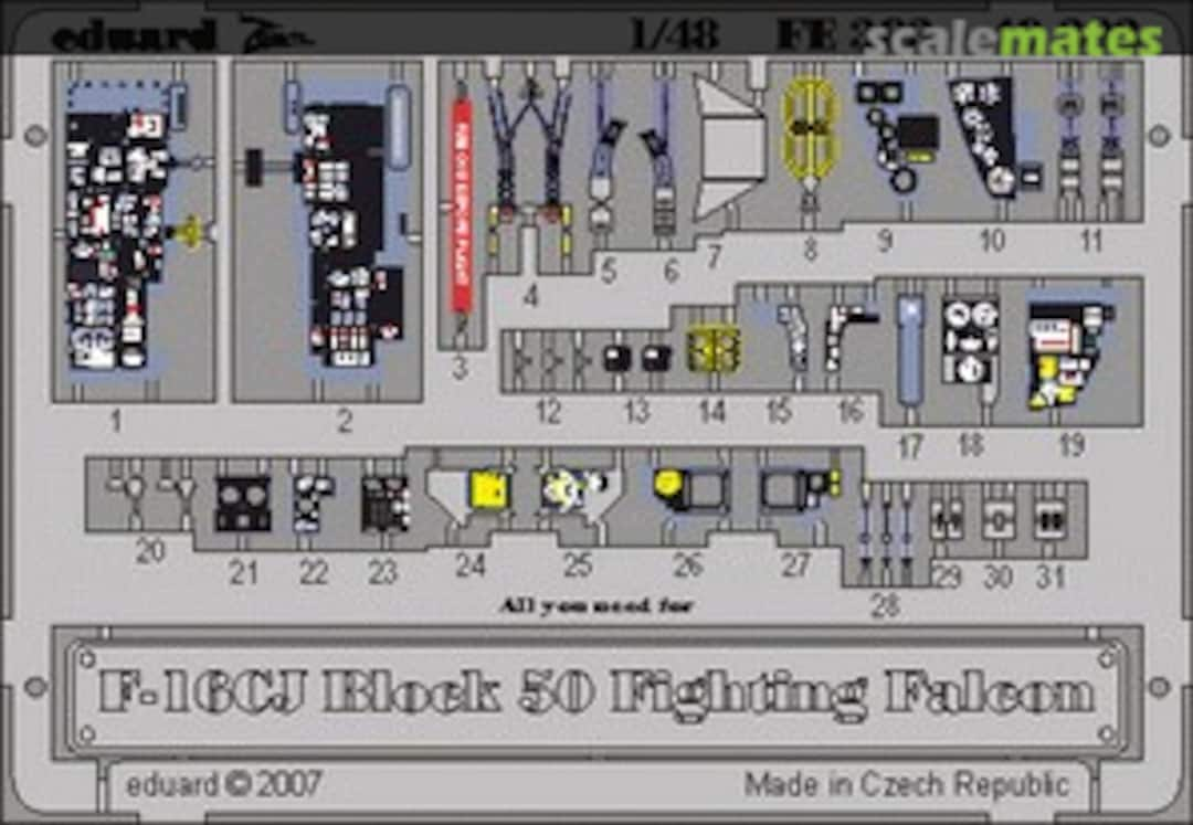 Boxart F-16CJ Block 50 Fighting Falcon 49383 Eduard